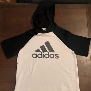 Adidas Short Sleeve Hoodie